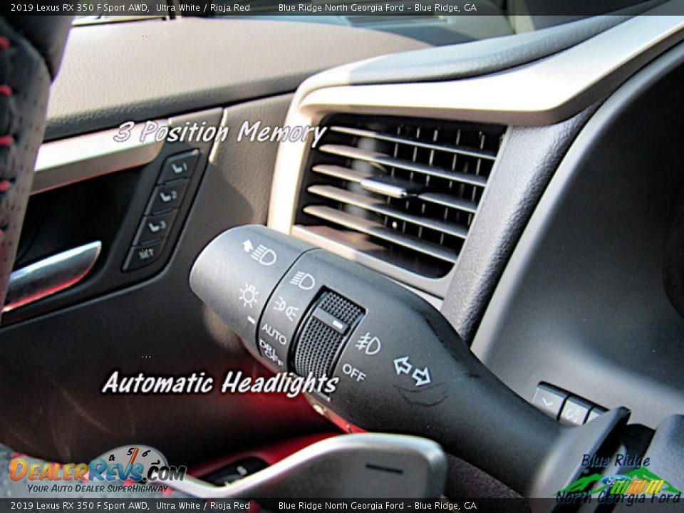 2019 Lexus RX 350 F Sport AWD Ultra White / Rioja Red Photo #23