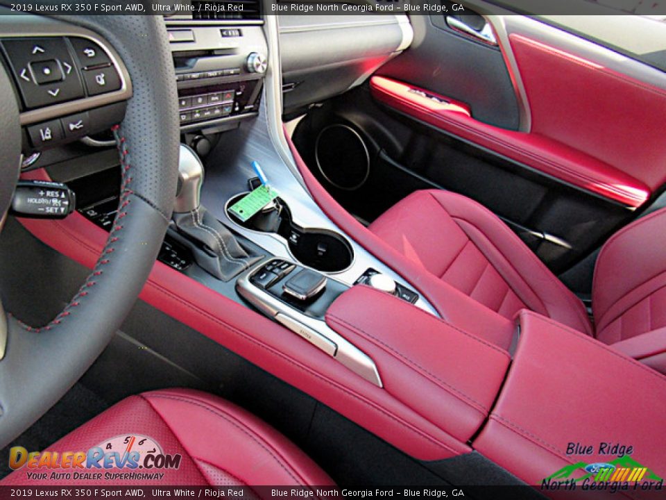 2019 Lexus RX 350 F Sport AWD Ultra White / Rioja Red Photo #25