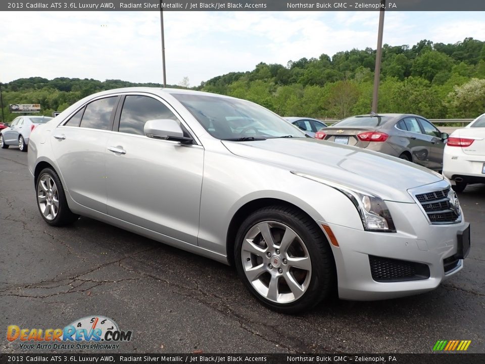 Front 3/4 View of 2013 Cadillac ATS 3.6L Luxury AWD Photo #4