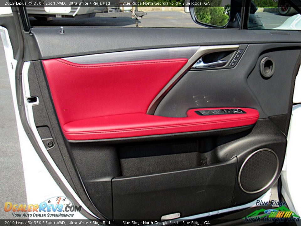 2019 Lexus RX 350 F Sport AWD Ultra White / Rioja Red Photo #27
