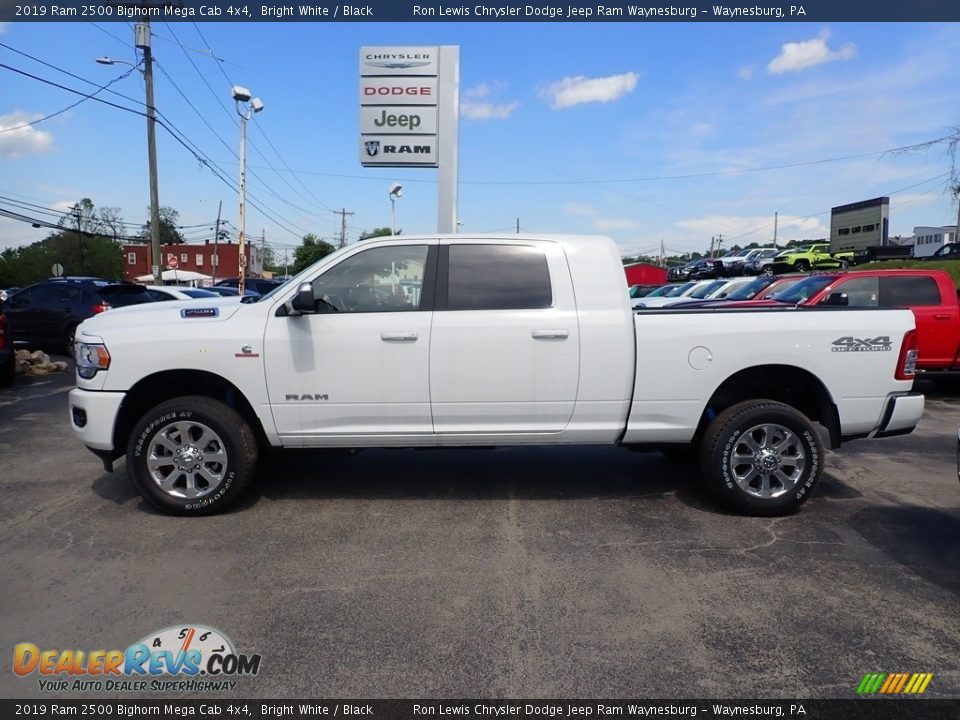 2019 Ram 2500 Bighorn Mega Cab 4x4 Bright White / Black Photo #3