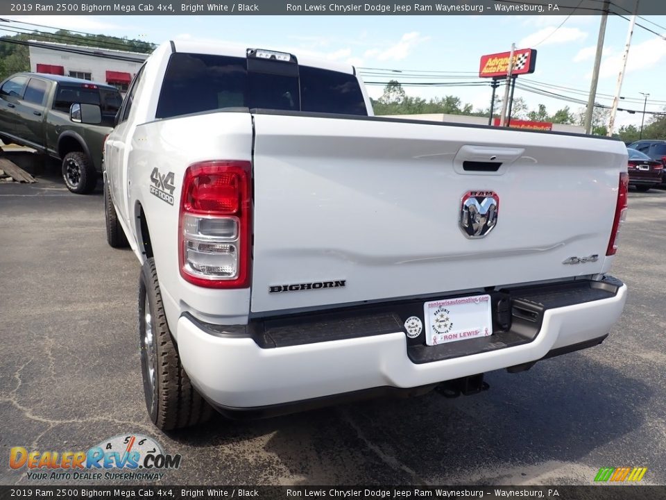 2019 Ram 2500 Bighorn Mega Cab 4x4 Bright White / Black Photo #4