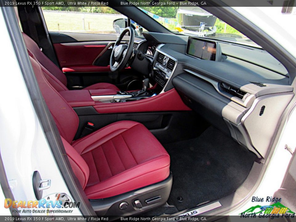 2019 Lexus RX 350 F Sport AWD Ultra White / Rioja Red Photo #29