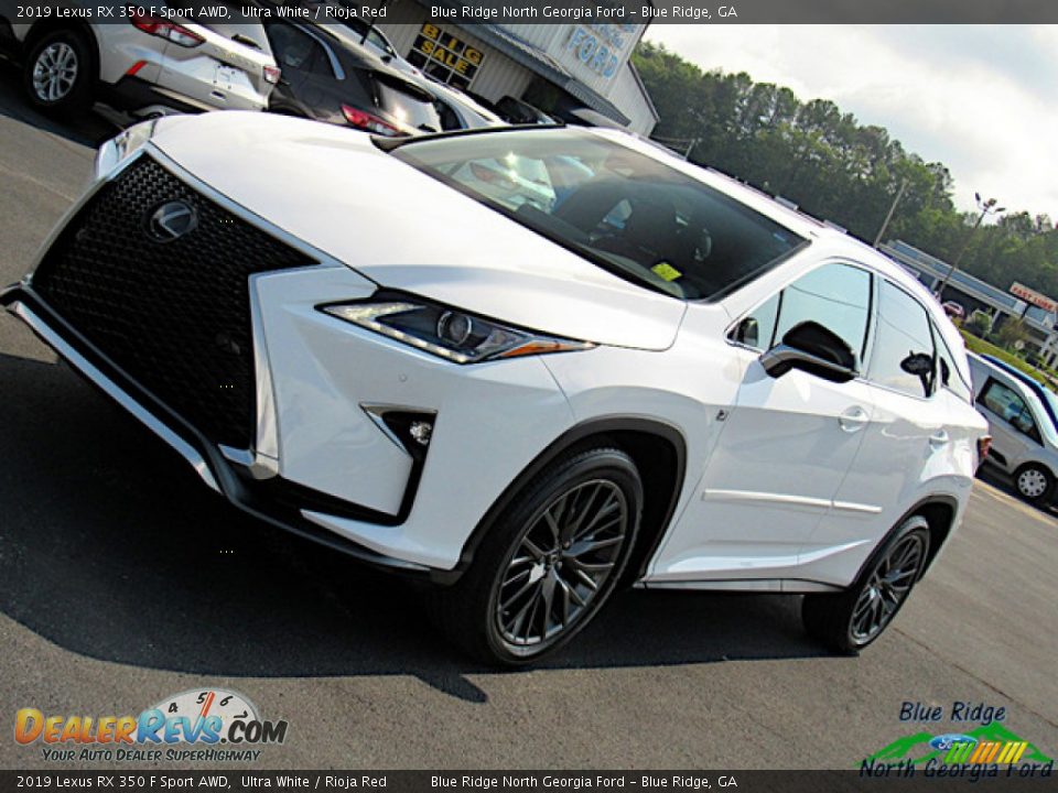 2019 Lexus RX 350 F Sport AWD Ultra White / Rioja Red Photo #31