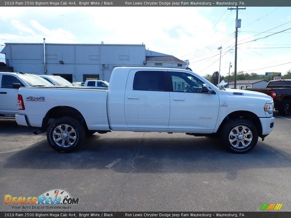 2019 Ram 2500 Bighorn Mega Cab 4x4 Bright White / Black Photo #7