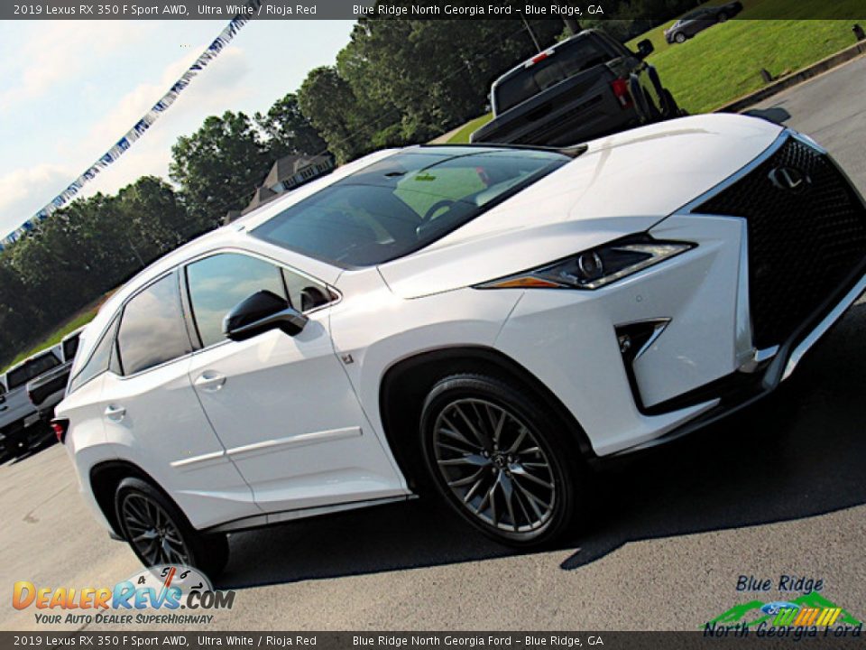 2019 Lexus RX 350 F Sport AWD Ultra White / Rioja Red Photo #32