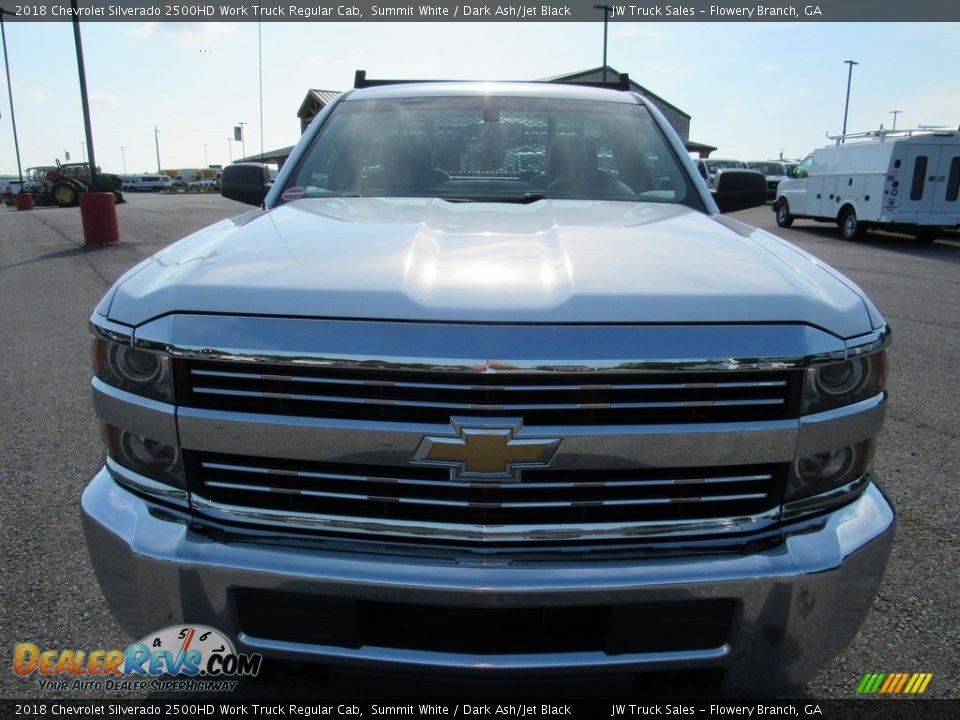 2018 Chevrolet Silverado 2500HD Work Truck Regular Cab Summit White / Dark Ash/Jet Black Photo #6