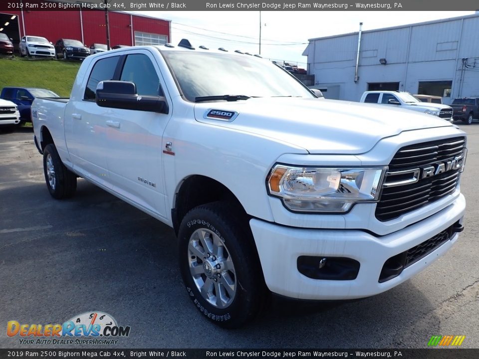2019 Ram 2500 Bighorn Mega Cab 4x4 Bright White / Black Photo #8