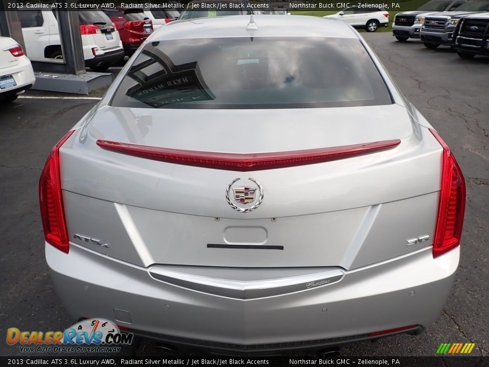 2013 Cadillac ATS 3.6L Luxury AWD Radiant Silver Metallic / Jet Black/Jet Black Accents Photo #11