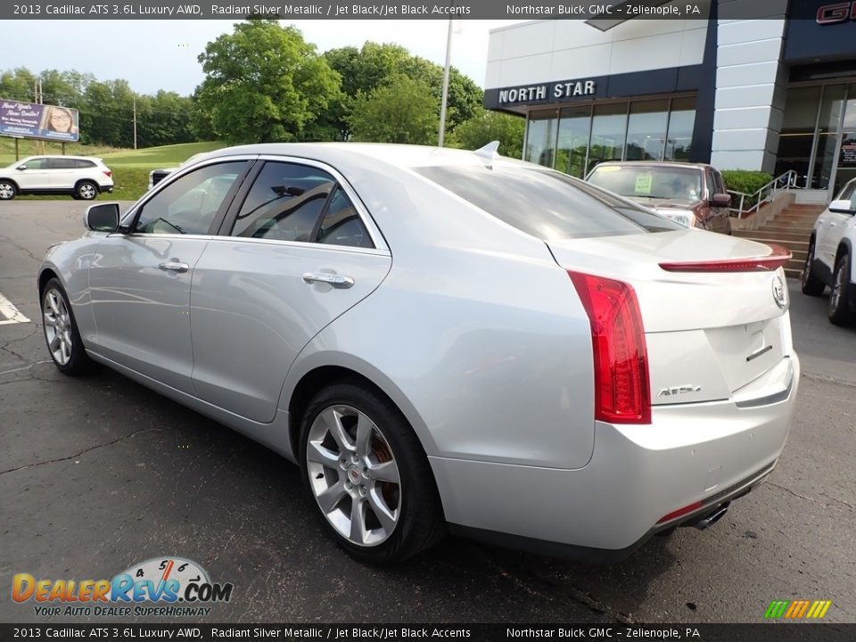 2013 Cadillac ATS 3.6L Luxury AWD Radiant Silver Metallic / Jet Black/Jet Black Accents Photo #13