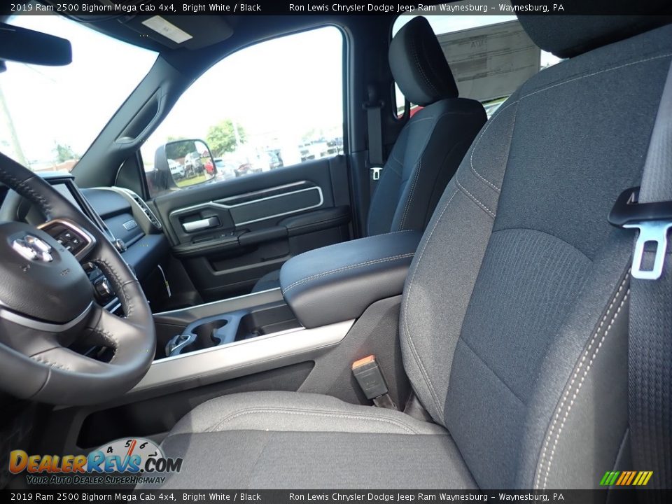 2019 Ram 2500 Bighorn Mega Cab 4x4 Bright White / Black Photo #14