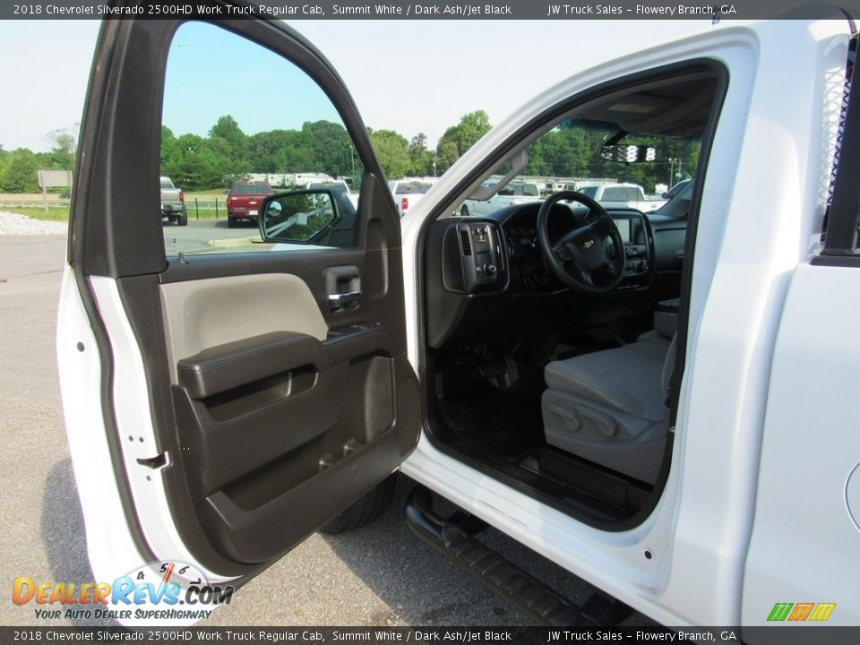 2018 Chevrolet Silverado 2500HD Work Truck Regular Cab Summit White / Dark Ash/Jet Black Photo #13