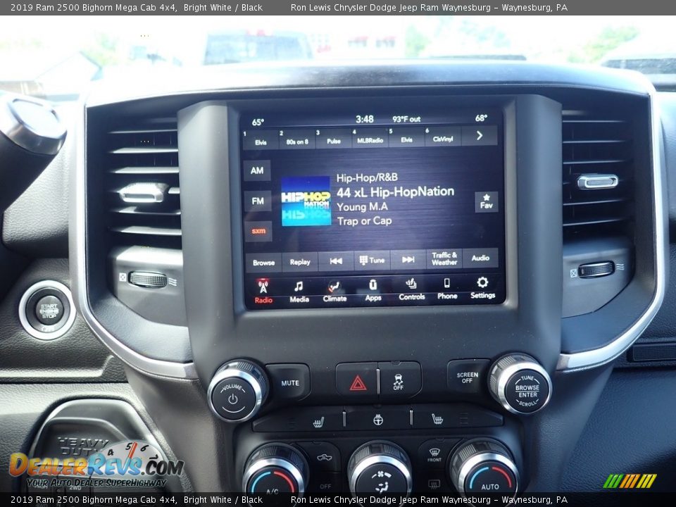 2019 Ram 2500 Bighorn Mega Cab 4x4 Bright White / Black Photo #17