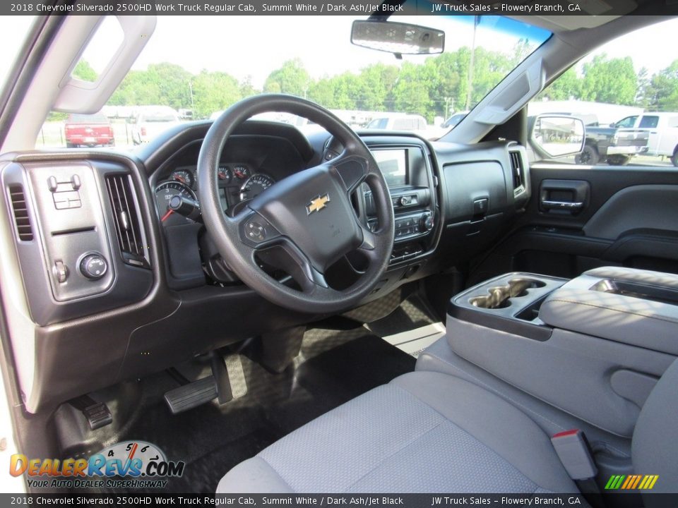 Dark Ash/Jet Black Interior - 2018 Chevrolet Silverado 2500HD Work Truck Regular Cab Photo #16