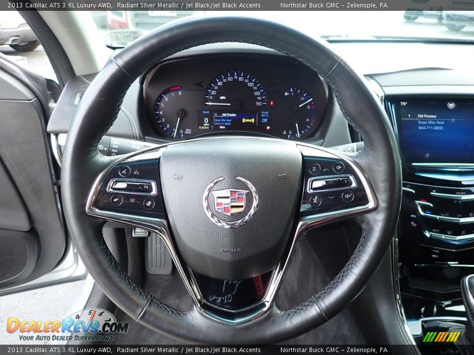 2013 Cadillac ATS 3.6L Luxury AWD Steering Wheel Photo #24