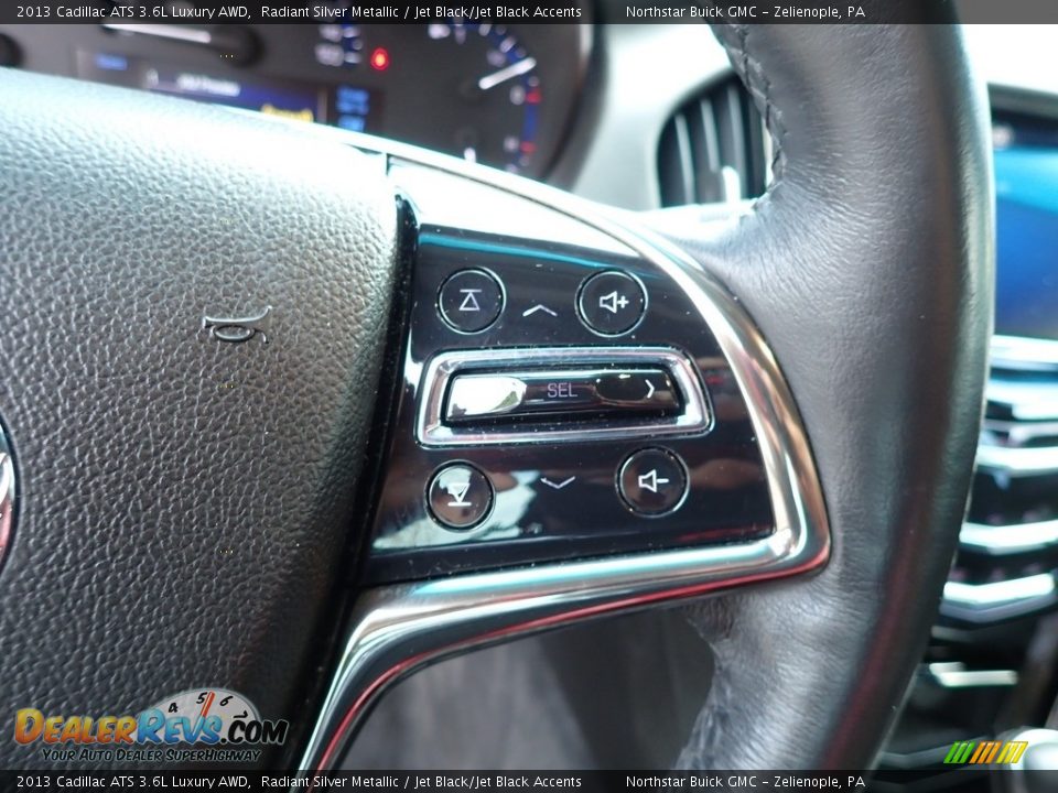 2013 Cadillac ATS 3.6L Luxury AWD Steering Wheel Photo #26