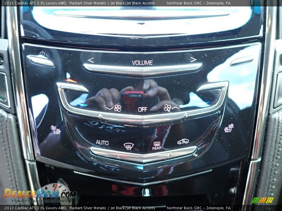 2013 Cadillac ATS 3.6L Luxury AWD Radiant Silver Metallic / Jet Black/Jet Black Accents Photo #27