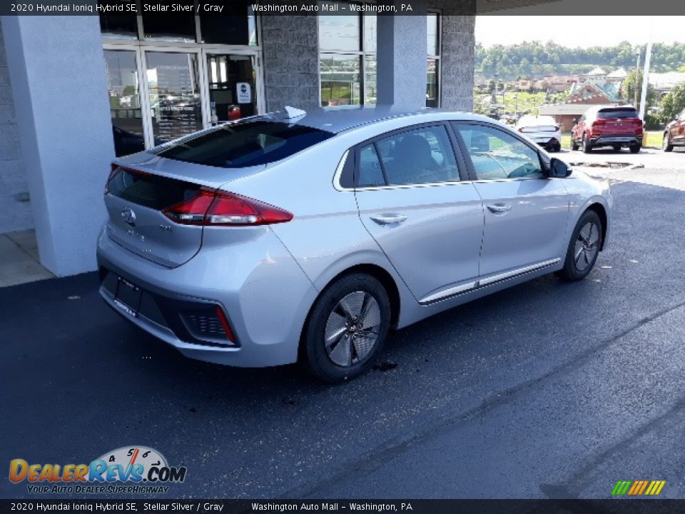 2020 Hyundai Ioniq Hybrid SE Stellar Silver / Gray Photo #3