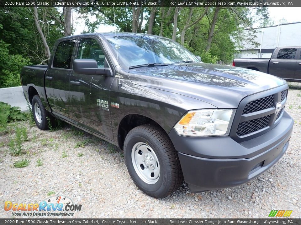2020 Ram 1500 Classic Tradesman Crew Cab 4x4 Granite Crystal Metallic / Black Photo #6