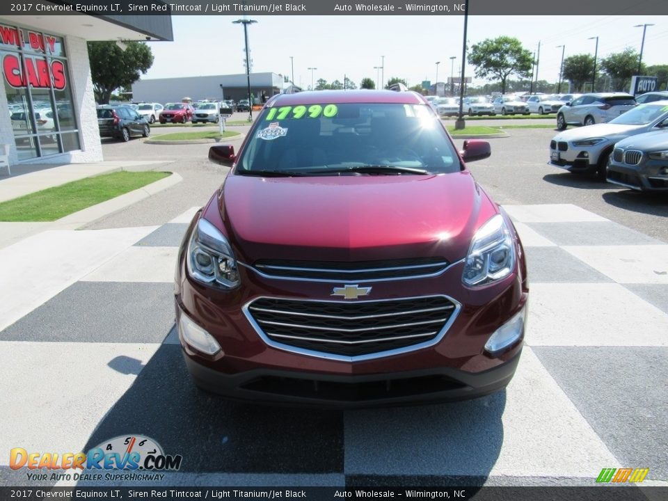 2017 Chevrolet Equinox LT Siren Red Tintcoat / Light Titanium/Jet Black Photo #2