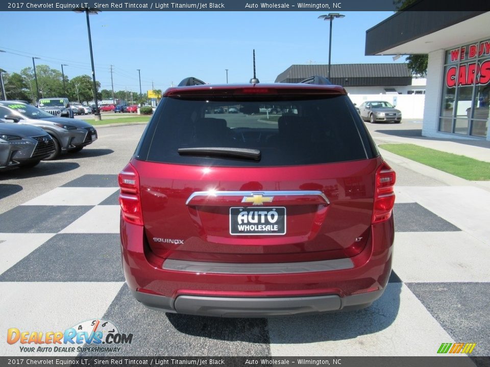 2017 Chevrolet Equinox LT Siren Red Tintcoat / Light Titanium/Jet Black Photo #4