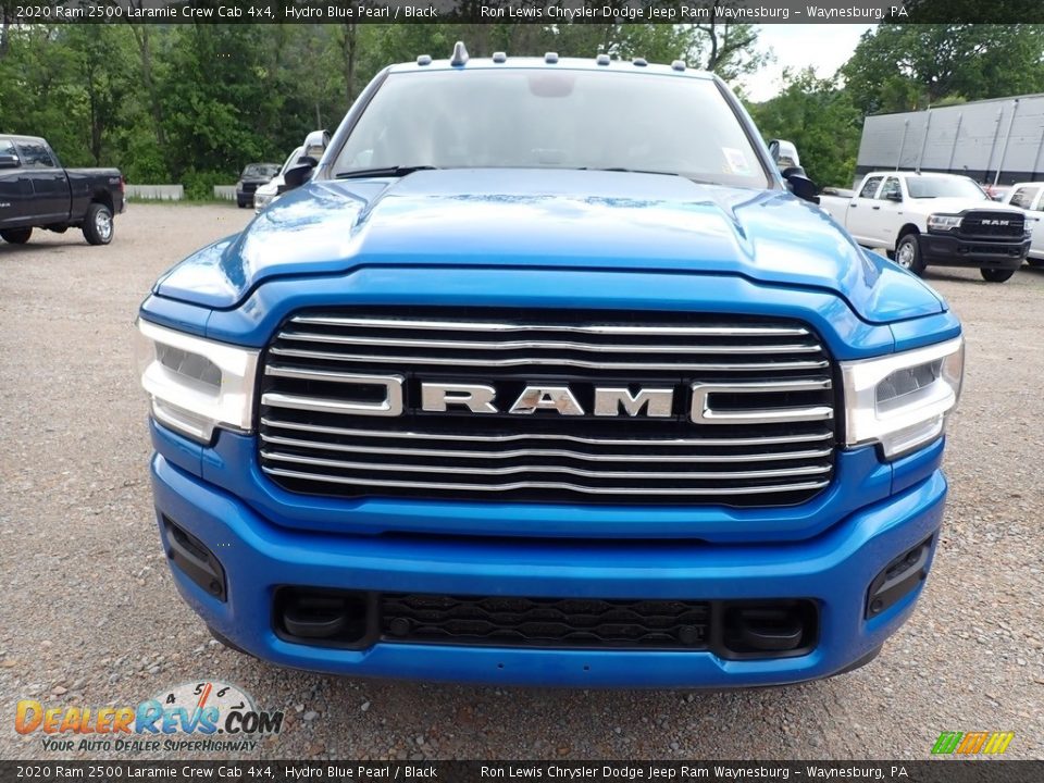 2020 Ram 2500 Laramie Crew Cab 4x4 Hydro Blue Pearl / Black Photo #9