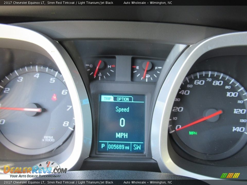 2017 Chevrolet Equinox LT Siren Red Tintcoat / Light Titanium/Jet Black Photo #16
