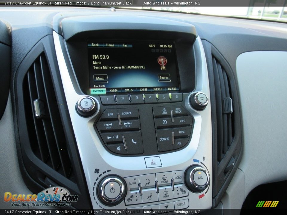2017 Chevrolet Equinox LT Siren Red Tintcoat / Light Titanium/Jet Black Photo #17