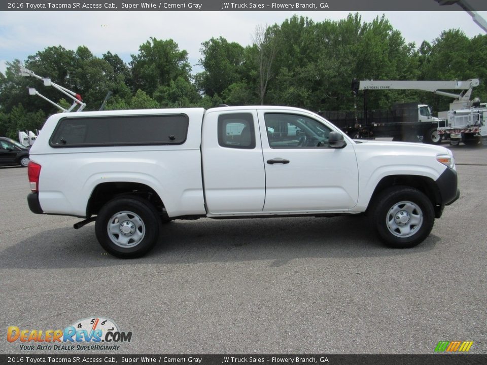 Super White 2016 Toyota Tacoma SR Access Cab Photo #4