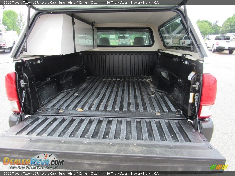 2016 Toyota Tacoma SR Access Cab Super White / Cement Gray Photo #12