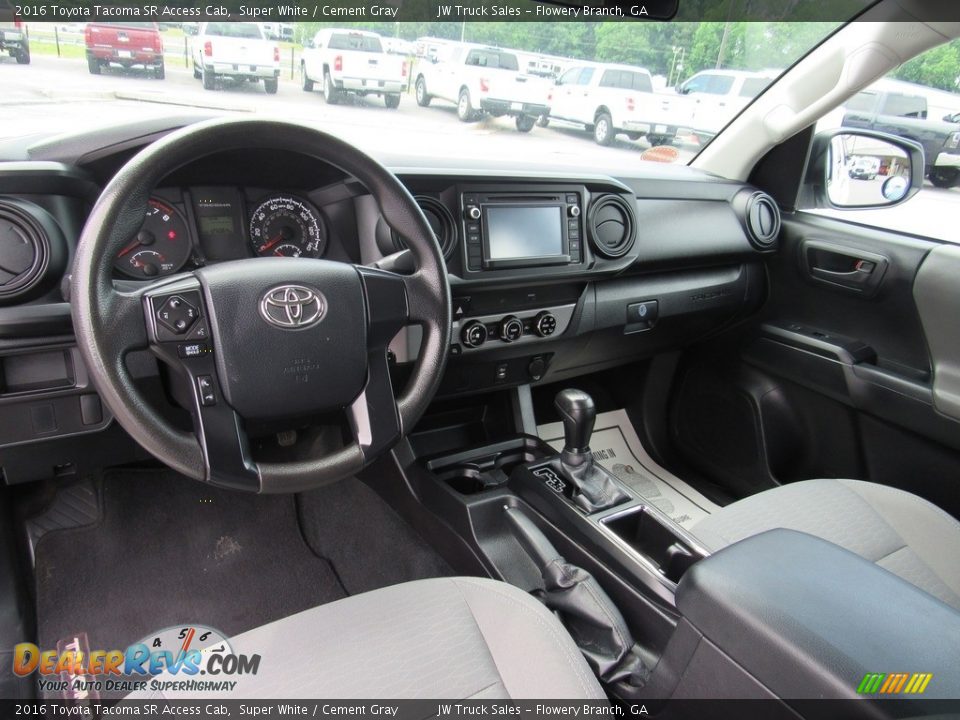 Dashboard of 2016 Toyota Tacoma SR Access Cab Photo #19