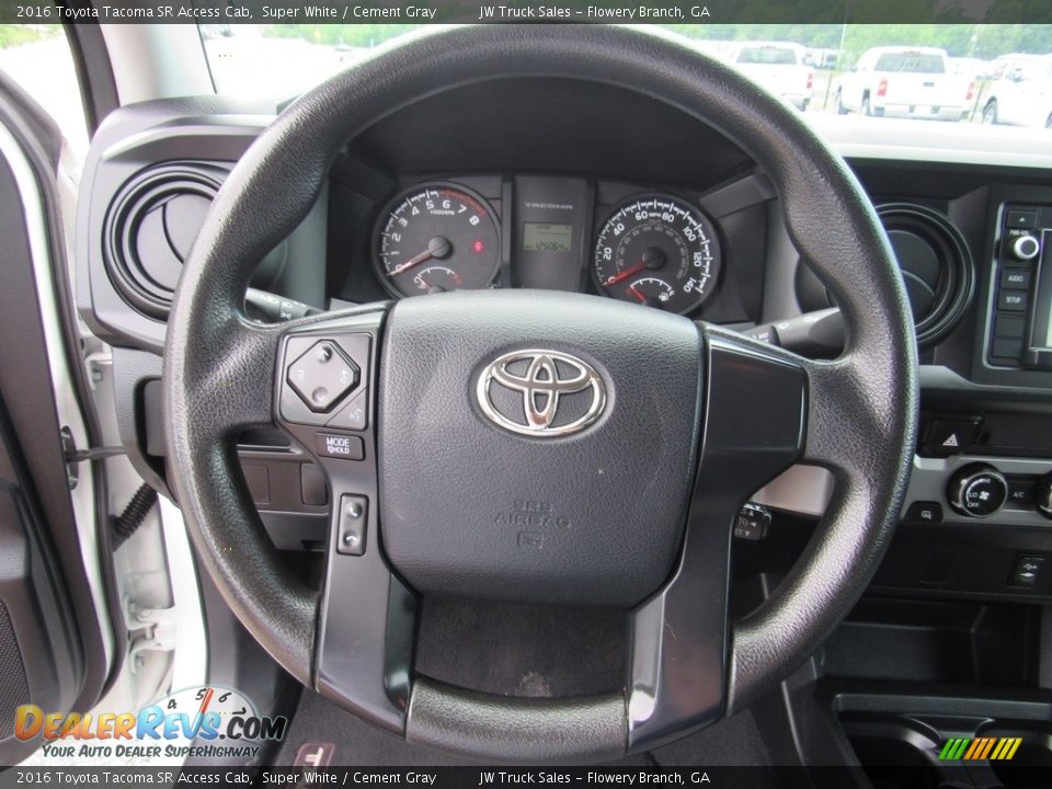 2016 Toyota Tacoma SR Access Cab Steering Wheel Photo #20