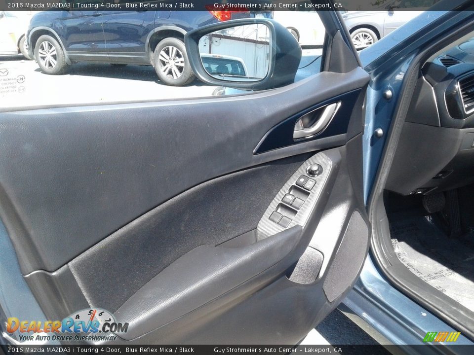 2016 Mazda MAZDA3 i Touring 4 Door Blue Reflex Mica / Black Photo #9