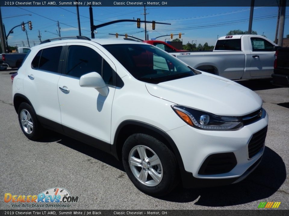 2019 Chevrolet Trax LT AWD Summit White / Jet Black Photo #3