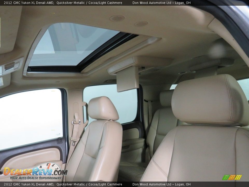 2012 GMC Yukon XL Denali AWD Quicksilver Metallic / Cocoa/Light Cashmere Photo #2