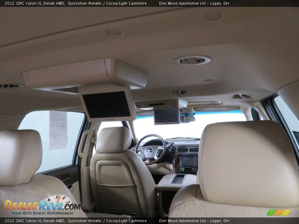 2012 GMC Yukon XL Denali AWD Quicksilver Metallic / Cocoa/Light Cashmere Photo #3