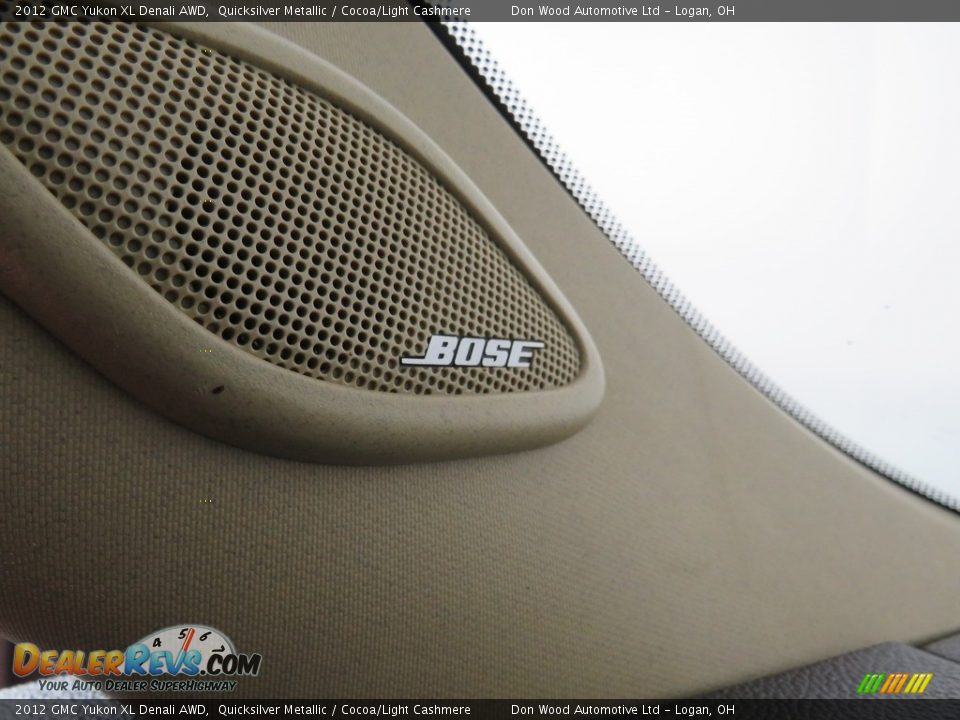 2012 GMC Yukon XL Denali AWD Quicksilver Metallic / Cocoa/Light Cashmere Photo #4