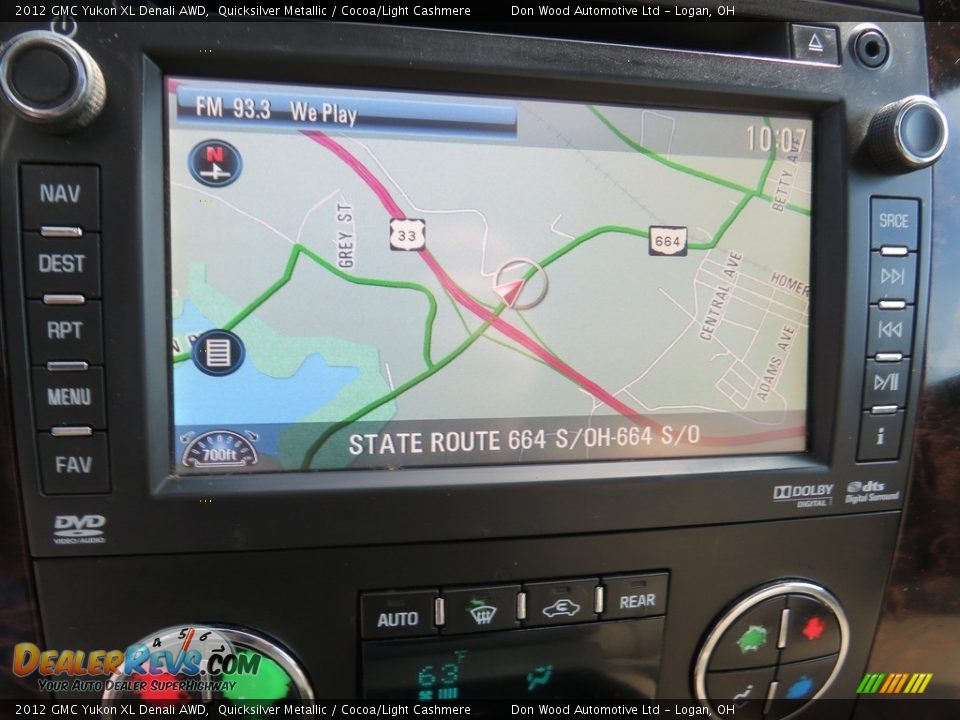 2012 GMC Yukon XL Denali AWD Quicksilver Metallic / Cocoa/Light Cashmere Photo #5