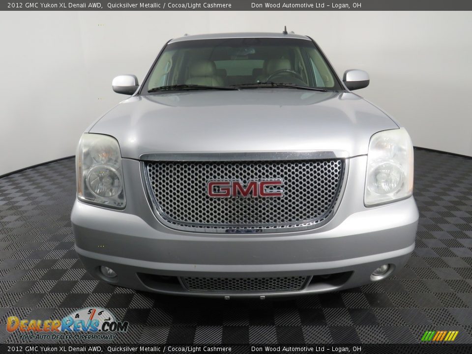 2012 GMC Yukon XL Denali AWD Quicksilver Metallic / Cocoa/Light Cashmere Photo #9