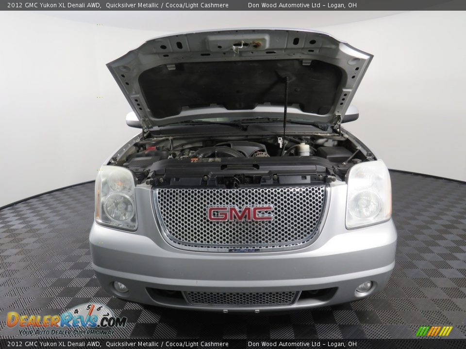 2012 GMC Yukon XL Denali AWD Quicksilver Metallic / Cocoa/Light Cashmere Photo #10