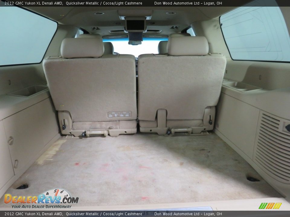 2012 GMC Yukon XL Denali AWD Quicksilver Metallic / Cocoa/Light Cashmere Photo #18