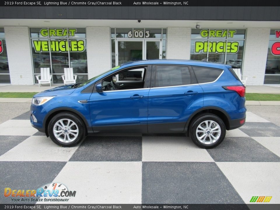 2019 Ford Escape SE Lightning Blue / Chromite Gray/Charcoal Black Photo #1