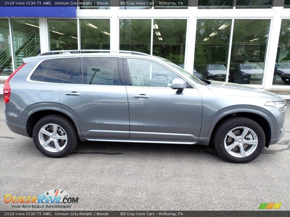 2018 Volvo XC90 T5 AWD Osmium Grey Metallic / Blonde Photo #2