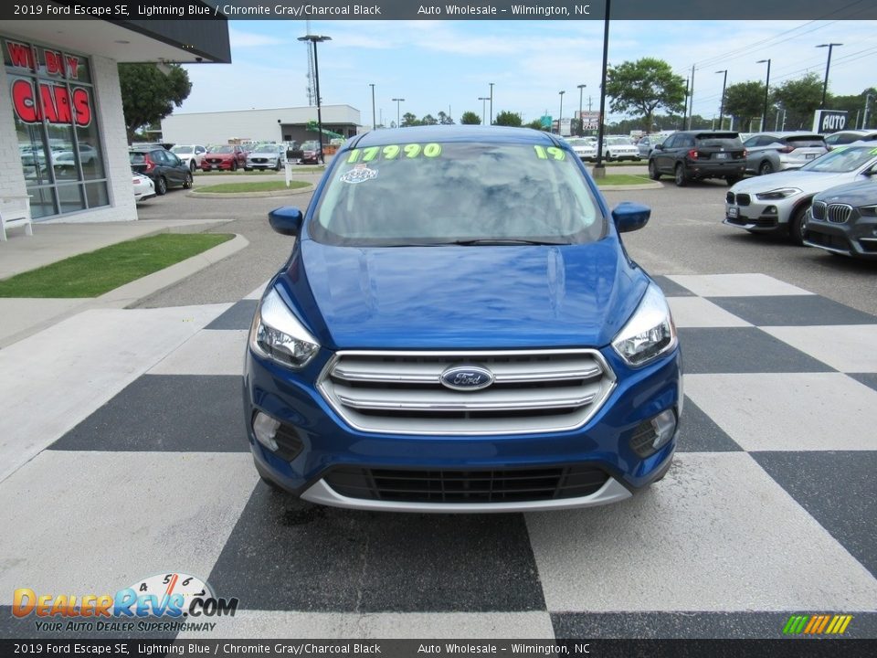 2019 Ford Escape SE Lightning Blue / Chromite Gray/Charcoal Black Photo #2