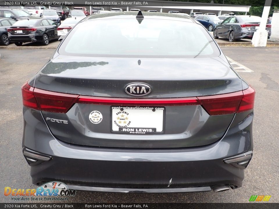 2020 Kia Forte LXS Gravity Grey / Black Photo #3
