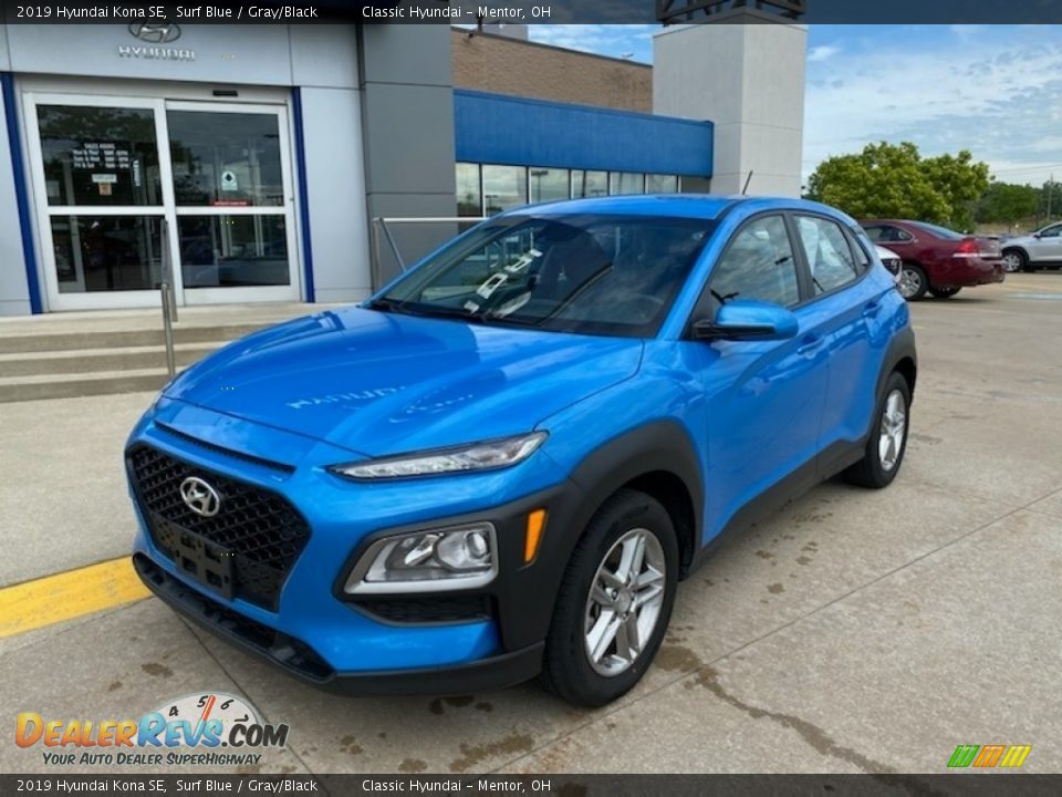 2019 Hyundai Kona SE Surf Blue / Gray/Black Photo #1