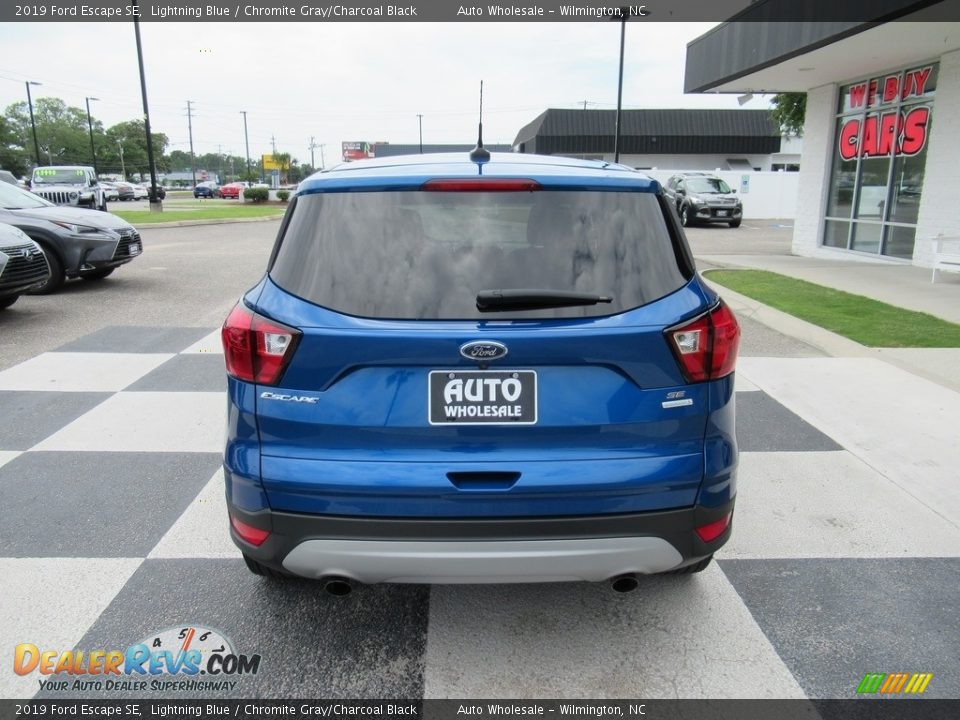 2019 Ford Escape SE Lightning Blue / Chromite Gray/Charcoal Black Photo #4