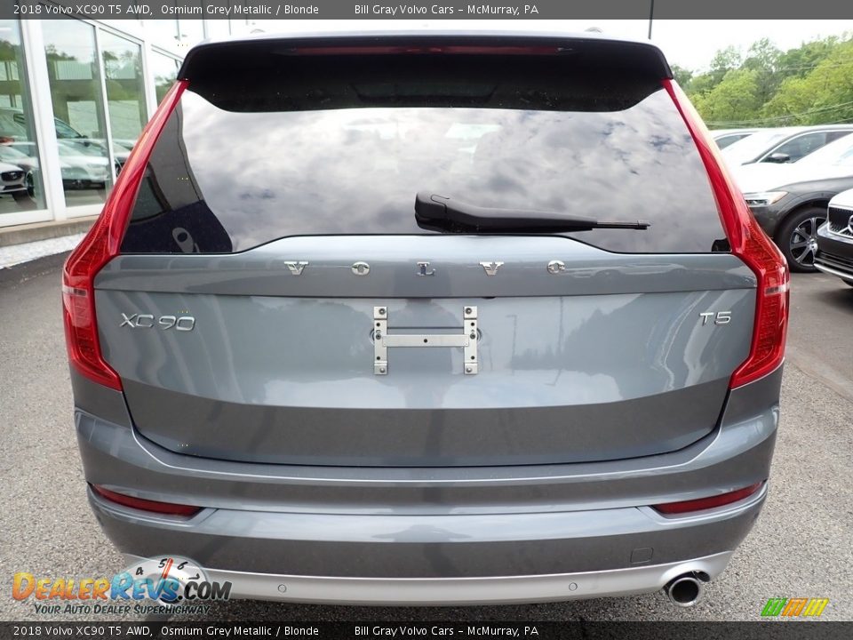 2018 Volvo XC90 T5 AWD Osmium Grey Metallic / Blonde Photo #4