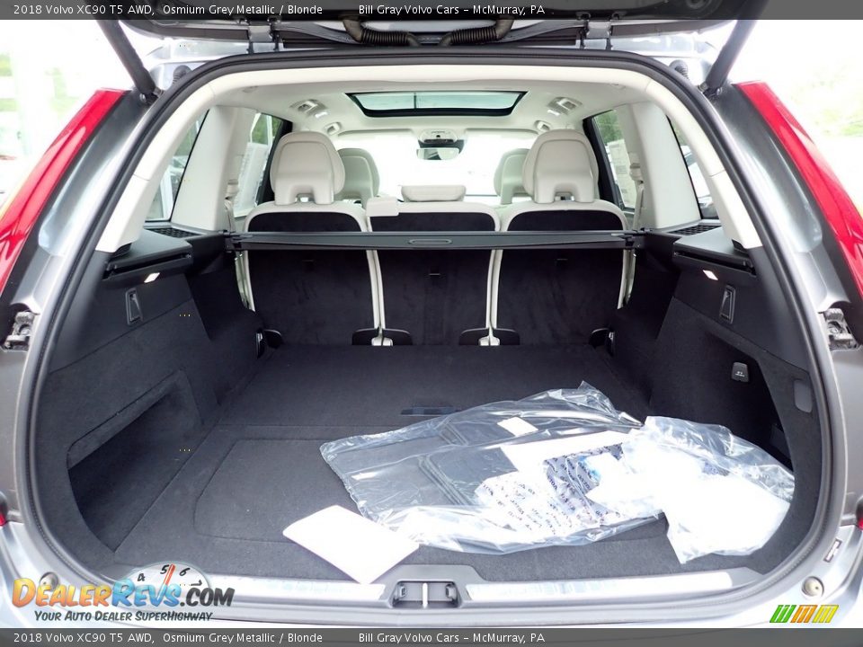 2018 Volvo XC90 T5 AWD Osmium Grey Metallic / Blonde Photo #5