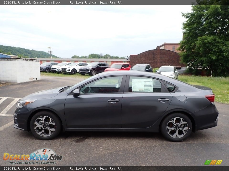 2020 Kia Forte LXS Gravity Grey / Black Photo #6